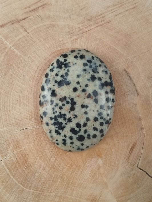 Jaspe Dalmatien n°3 (3,5cm x 2,5cm) - Solyluna Macramé