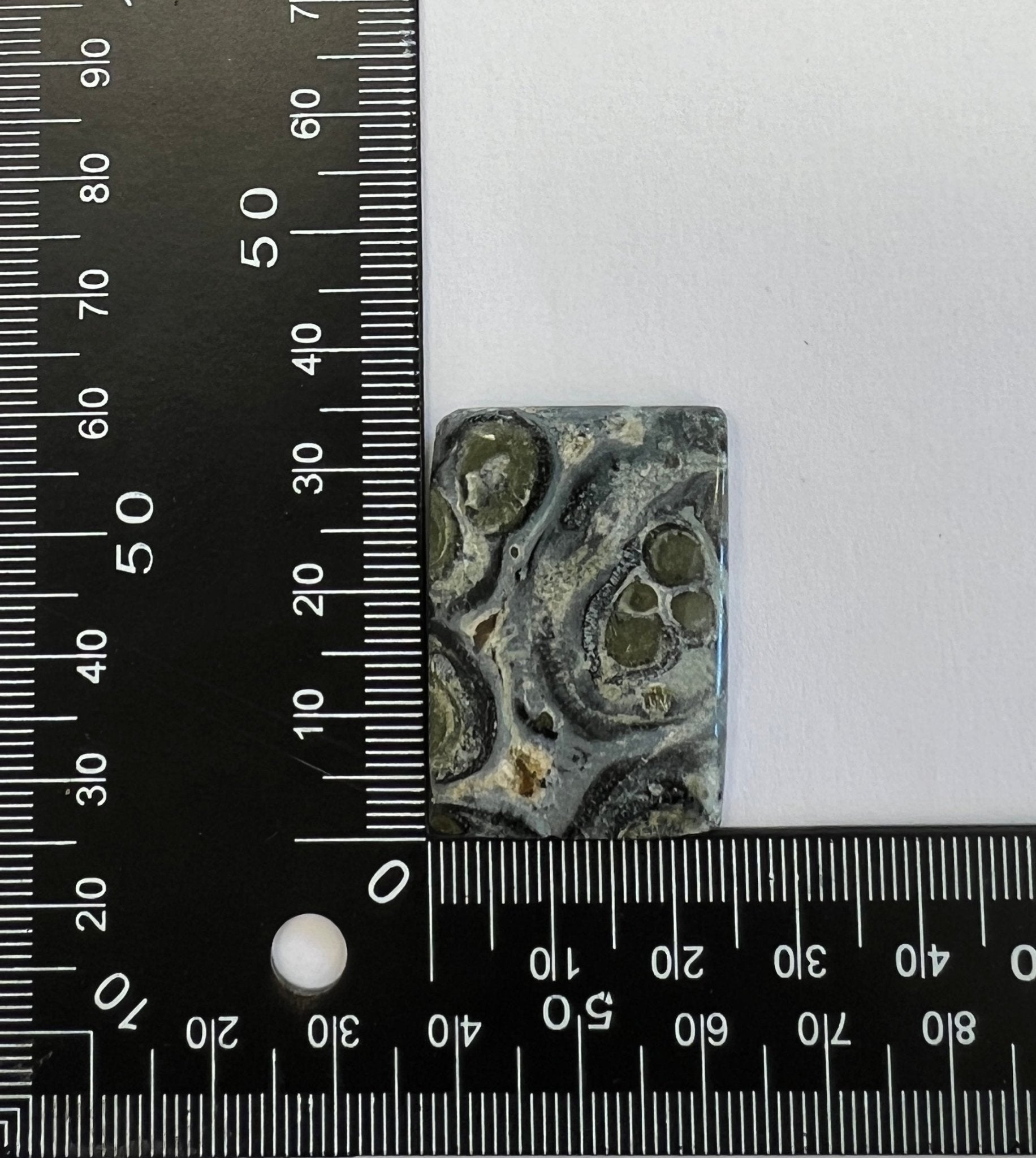 Jaspe Kambaba n°1 (3,5cm x 2,5cm) - Solyluna Macramé