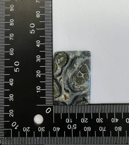 Jaspe Kambaba n°1 (3,5cm x 2,5cm) - Solyluna Macramé