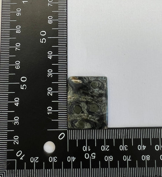 Jaspe Kambaba n°5 (2,8cm x 2,3cm) - Solyluna Macramé