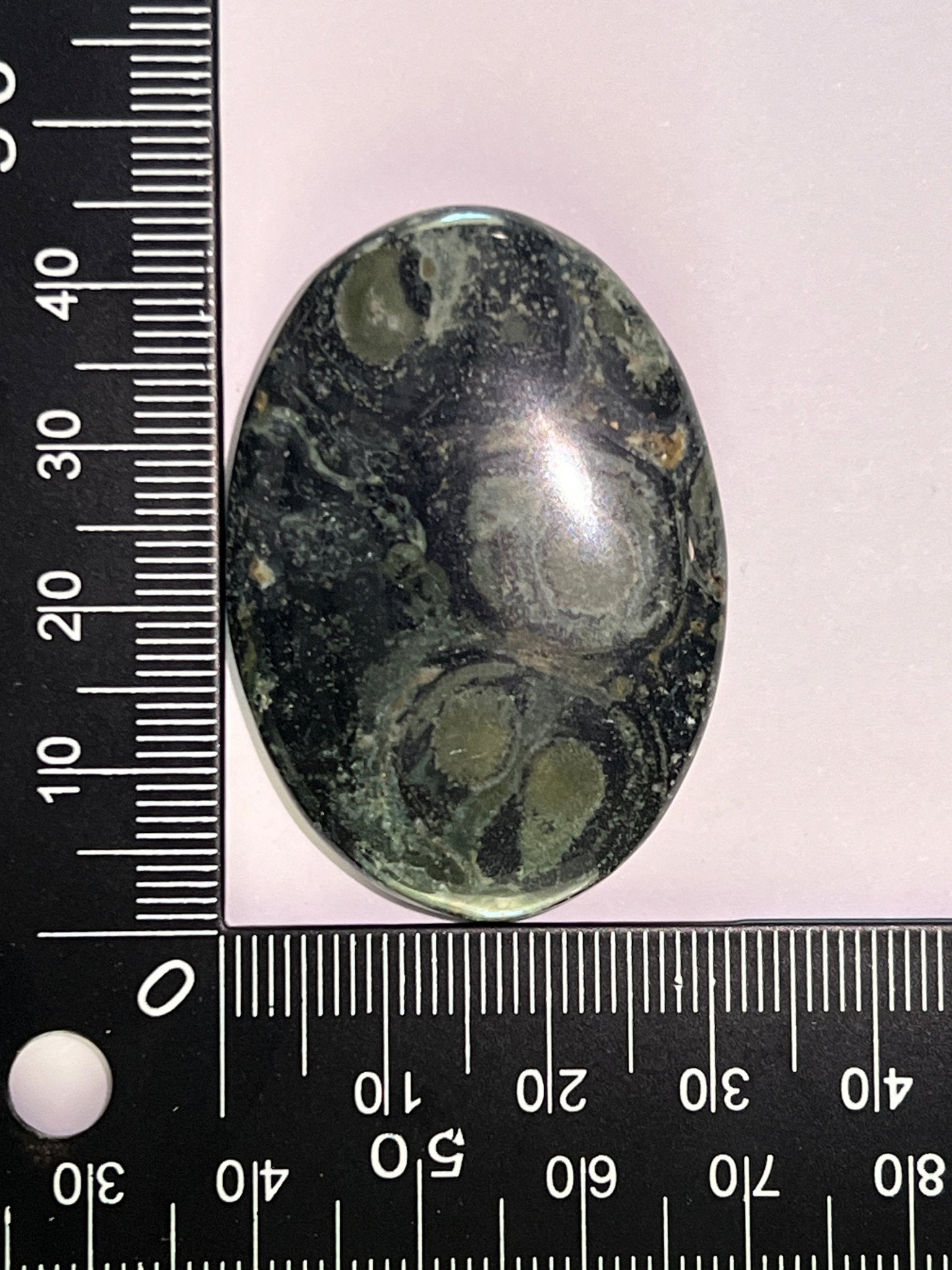 Jaspe Kambaba n°3 (4,4cm x 3cm) - Solyluna Macramé