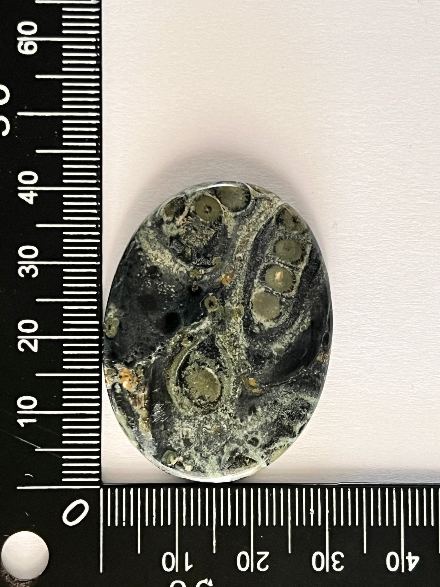 Jaspe Kambaba n°4 (4cm x 3,1cm) - Solyluna Macramé