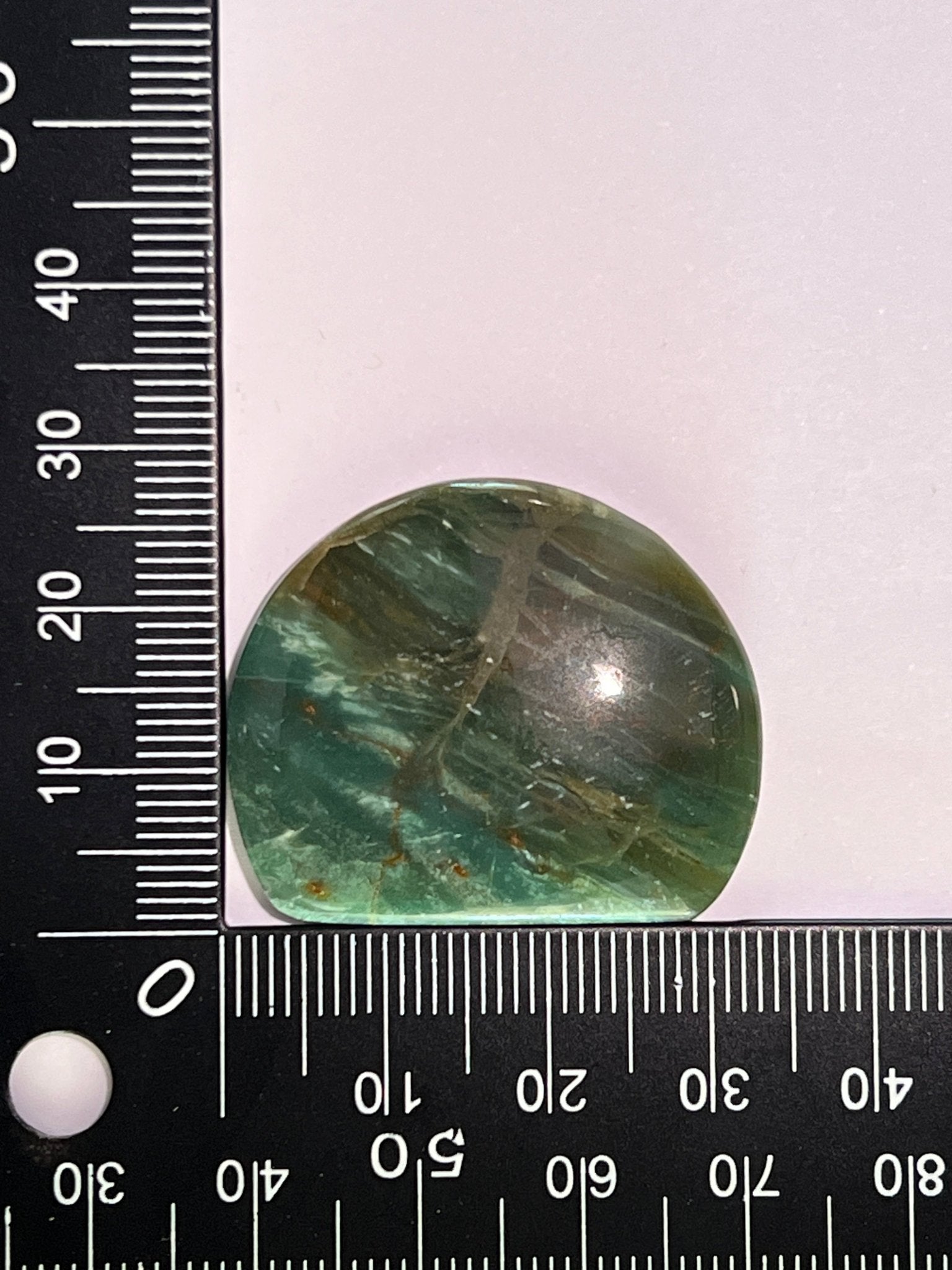 Jaspe Larsonite n°1 (3,3cm x 2,7cm) - Solyluna Macramé