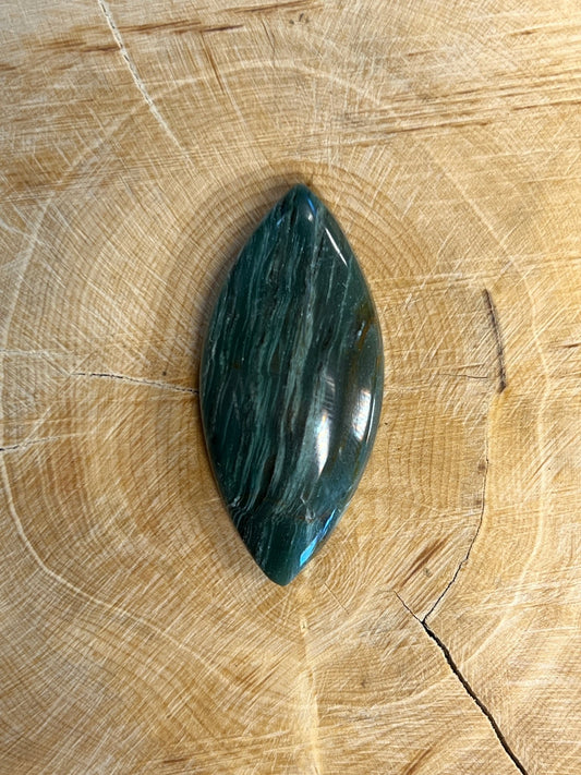 Jaspe Larsonite n°1 (4cm x 1,9cm) - Solyluna Macramé