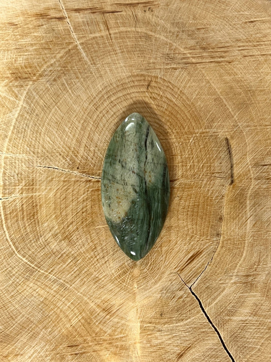 Jaspe Larsonite n°2 (3,2cm x 1,5cm) - Solyluna Macramé
