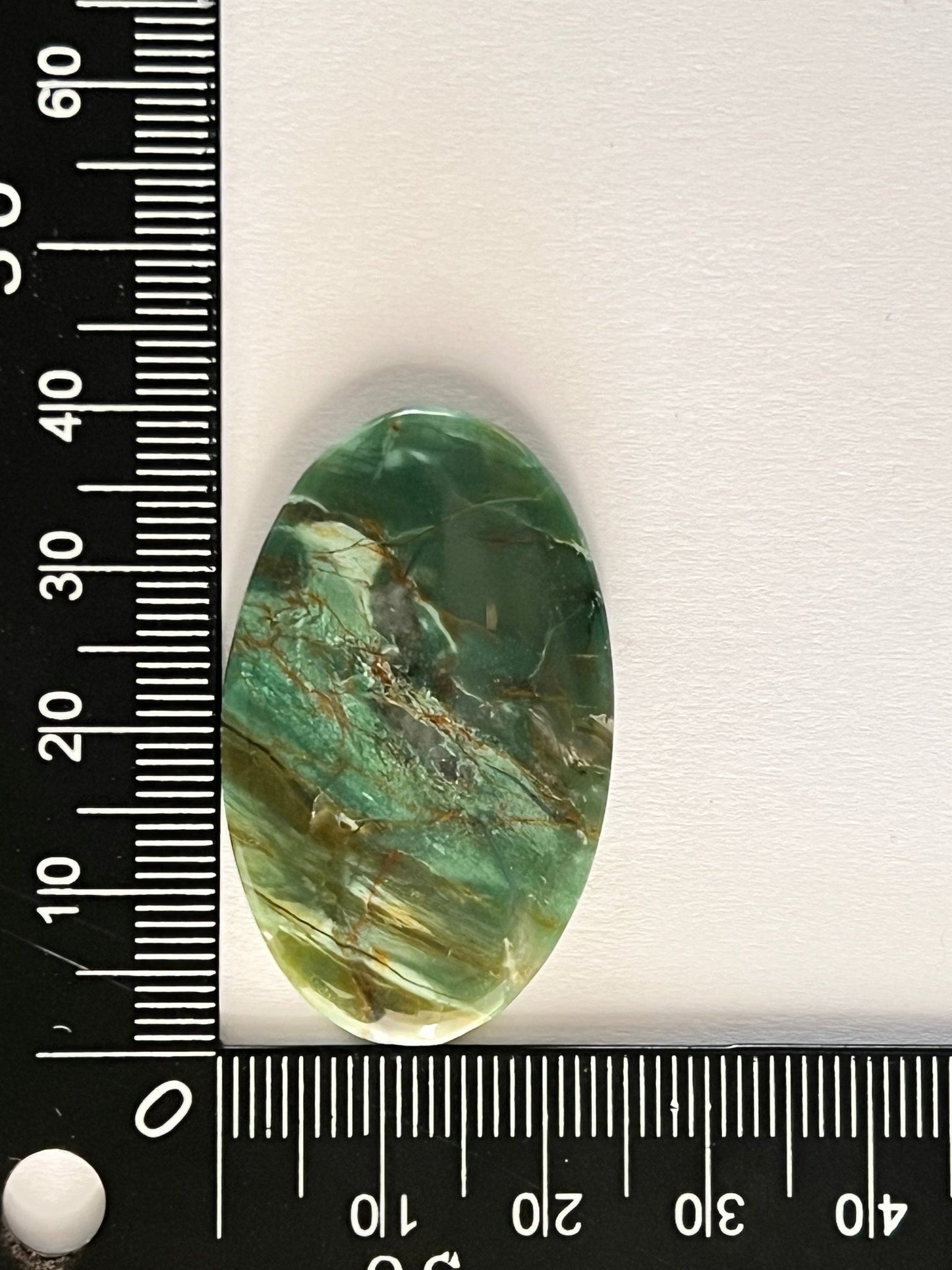 Jaspe Larsonite n°2 (4cm x 2,3cm) - Solyluna Macramé