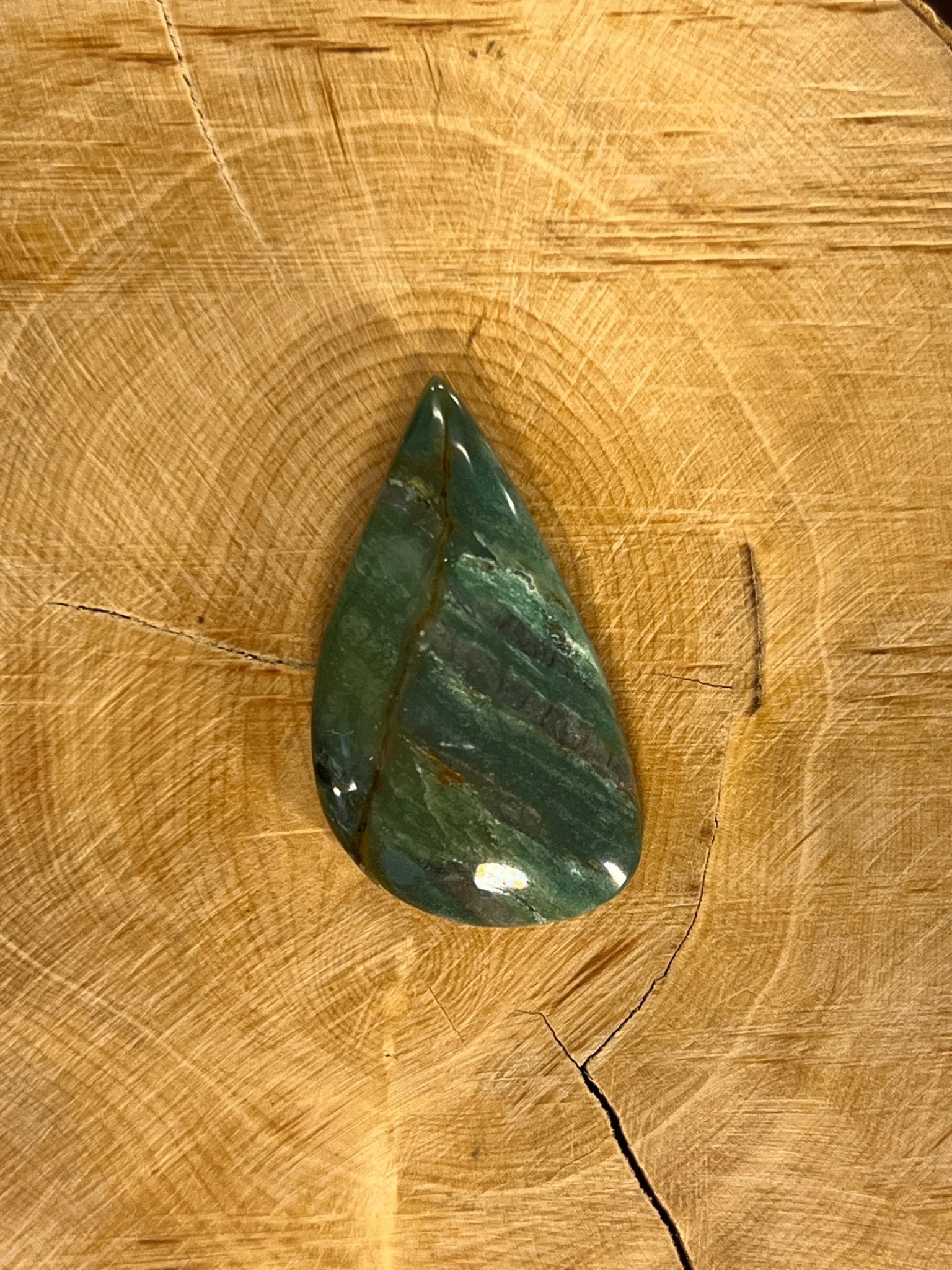 Jaspe Larsonite n°3 (3,3cm x 2cm) - Solyluna Macramé