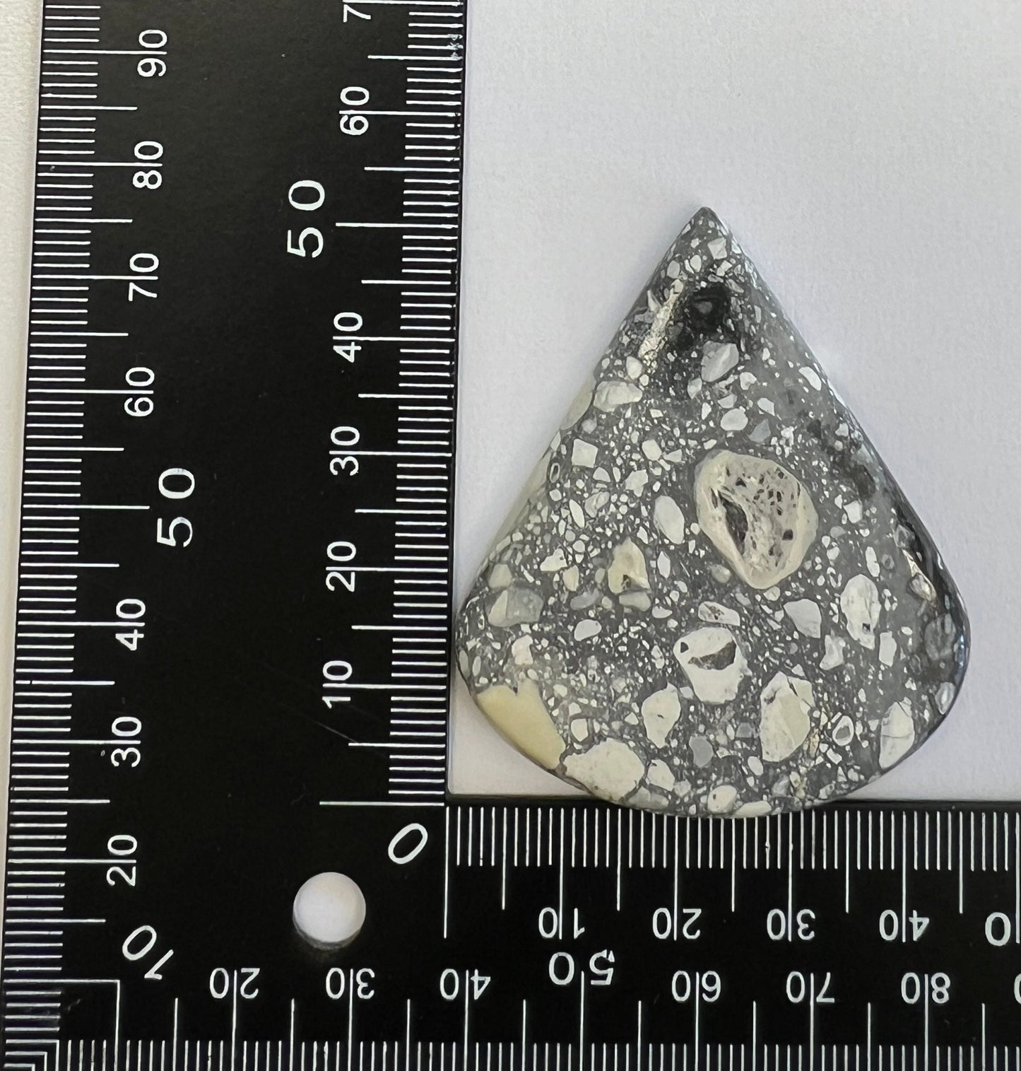 Jaspe Maligano n°1 (5,3cm x 4,7cm) - Solyluna Macramé