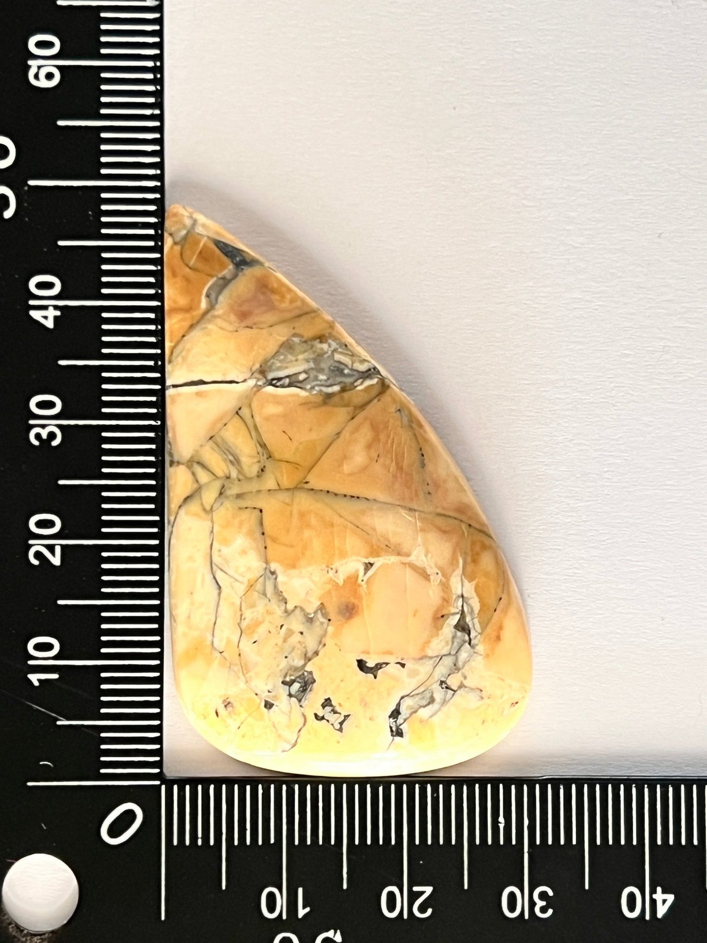 Jaspe Maligano n°4 (5,1cm x 3cm) - Solyluna Macramé