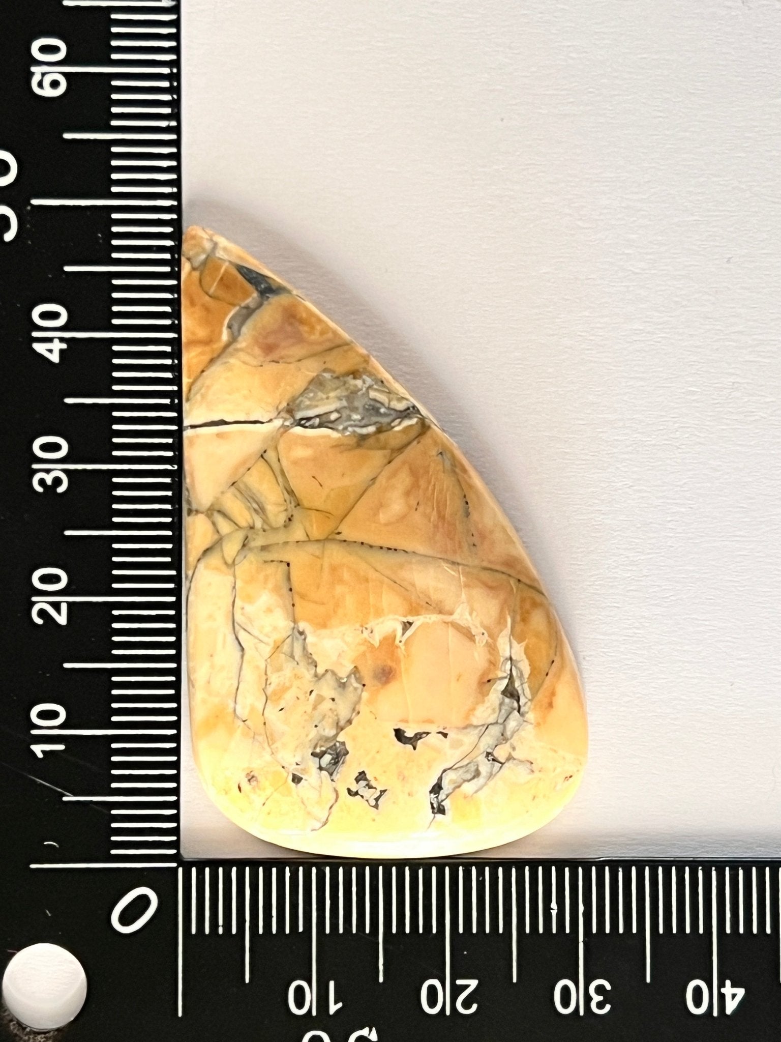 Jaspe Maligano n°4 (5,1cm x 3cm) - Solyluna Macramé