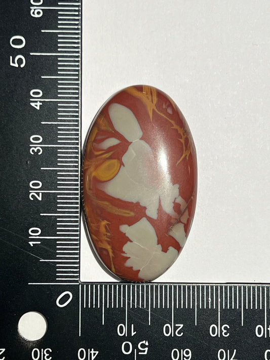 Jaspe Noreena n°3 (4,3cm x 2,4cm) - Solyluna Macramé