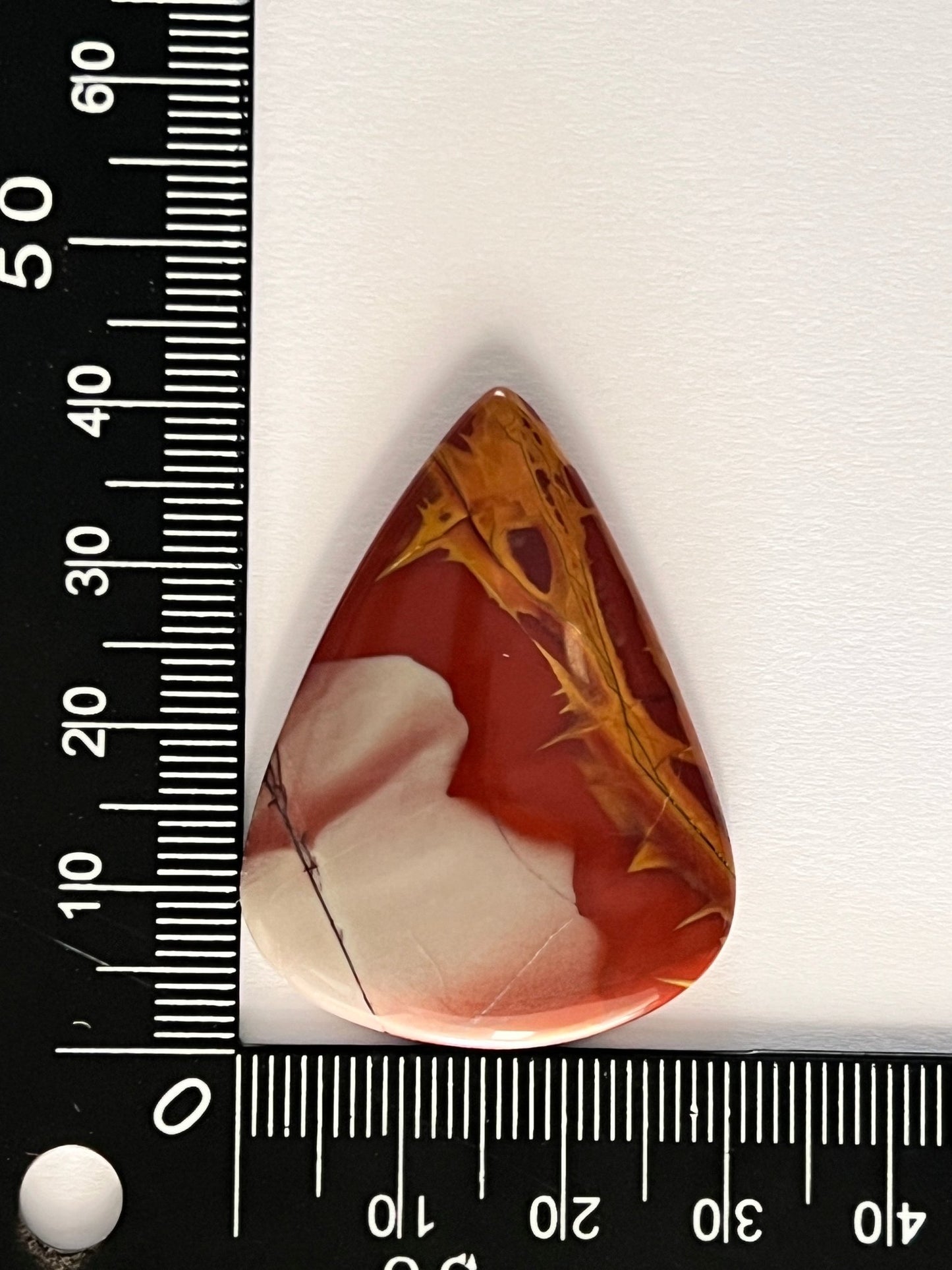 Jaspe Noreena n°1 (4,1cm x 3cm) - Solyluna Macramé