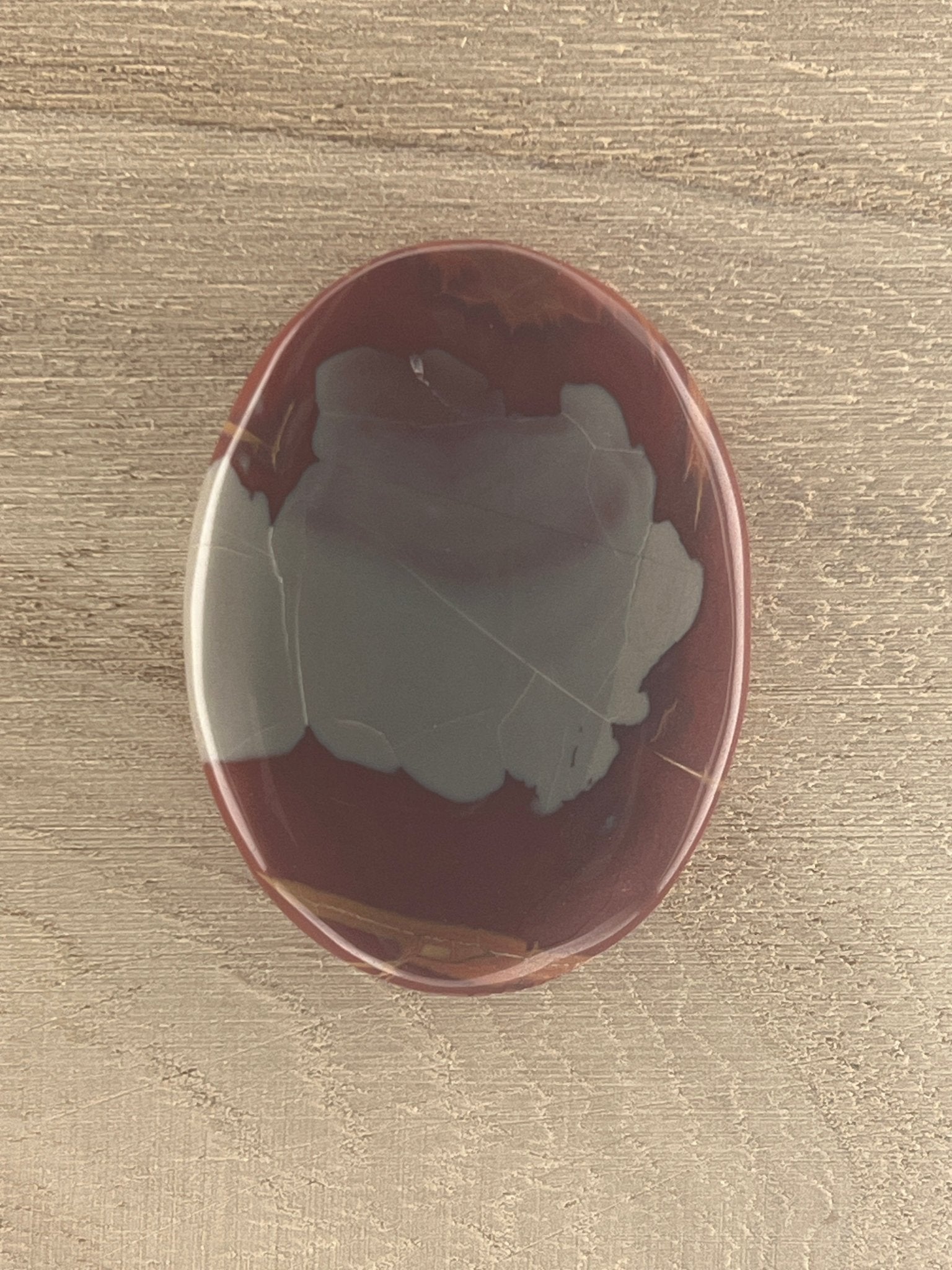 Jaspe Noreena n°3 (4cm x 3cm) - Solyluna Macramé