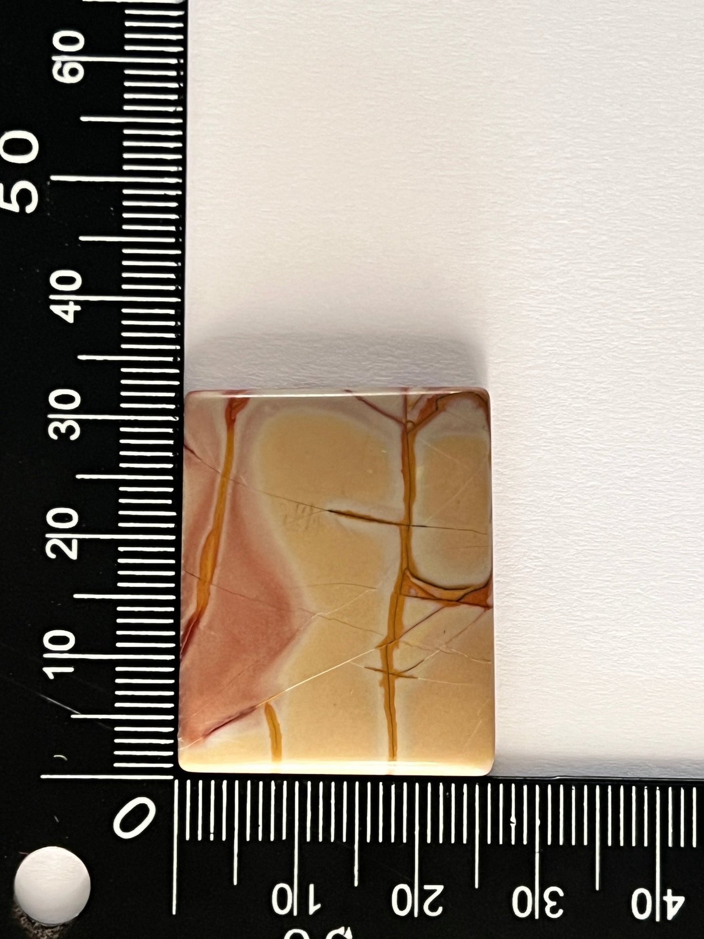 Jaspe Noreena n°5 (3,2cm x 2,6cm) - Solyluna Macramé