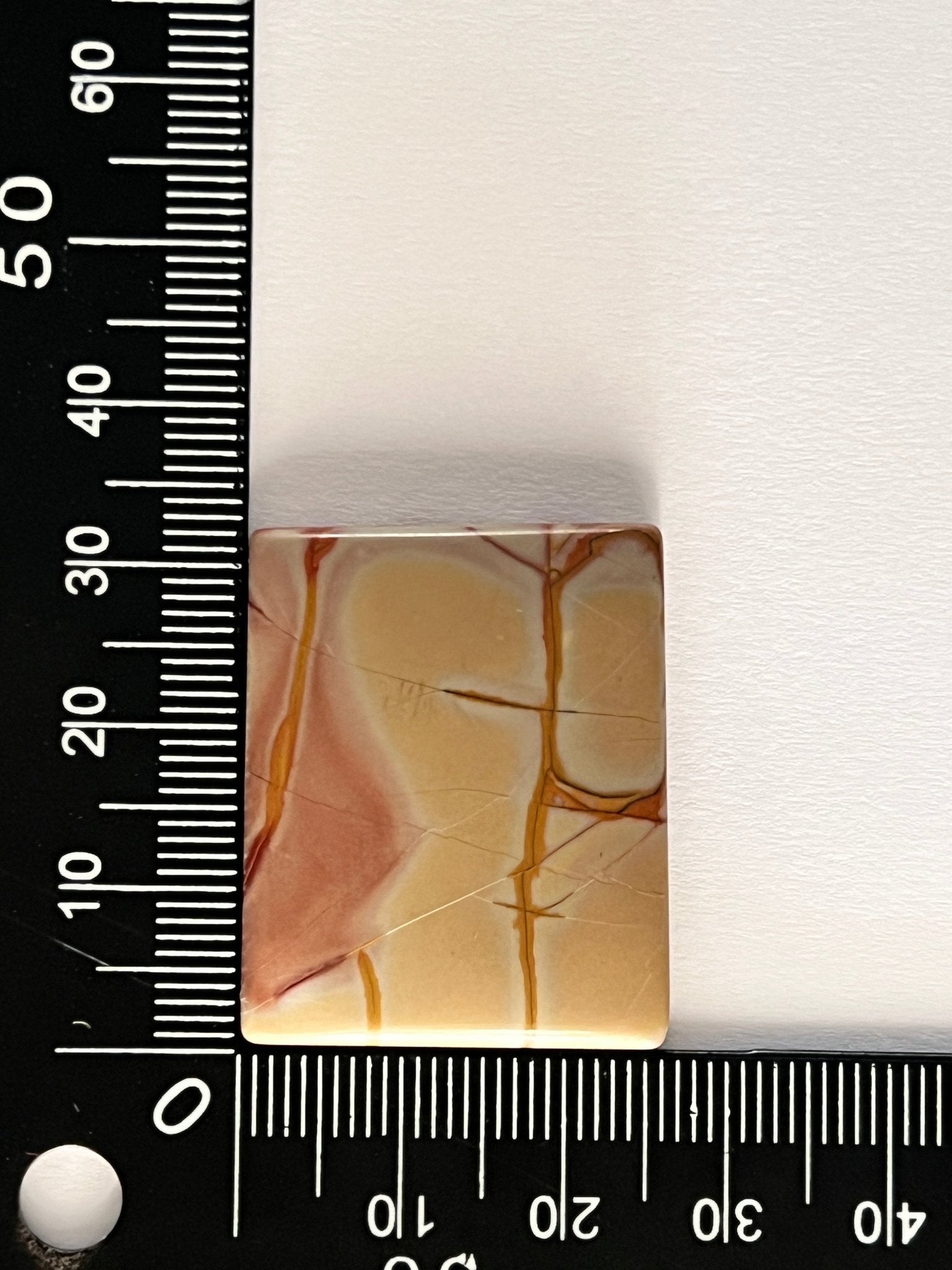 Jaspe Noreena n°5 (3,2cm x 2,6cm) - Solyluna Macramé