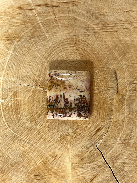 Jaspe Paysage n°1 (2,1cm x 2cm) - Solyluna Macramé