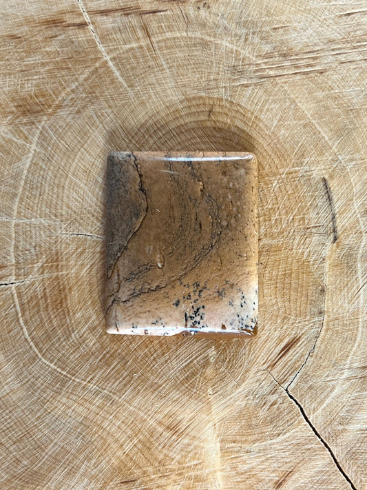 Jaspe Paysage n°1 (2,8cm x 2,3cm) - Solyluna Macramé