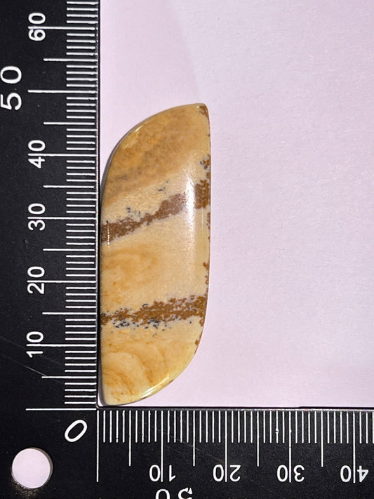 Jaspe Paysage n°2 (4,7cm x 1,7cm) - Solyluna Macramé