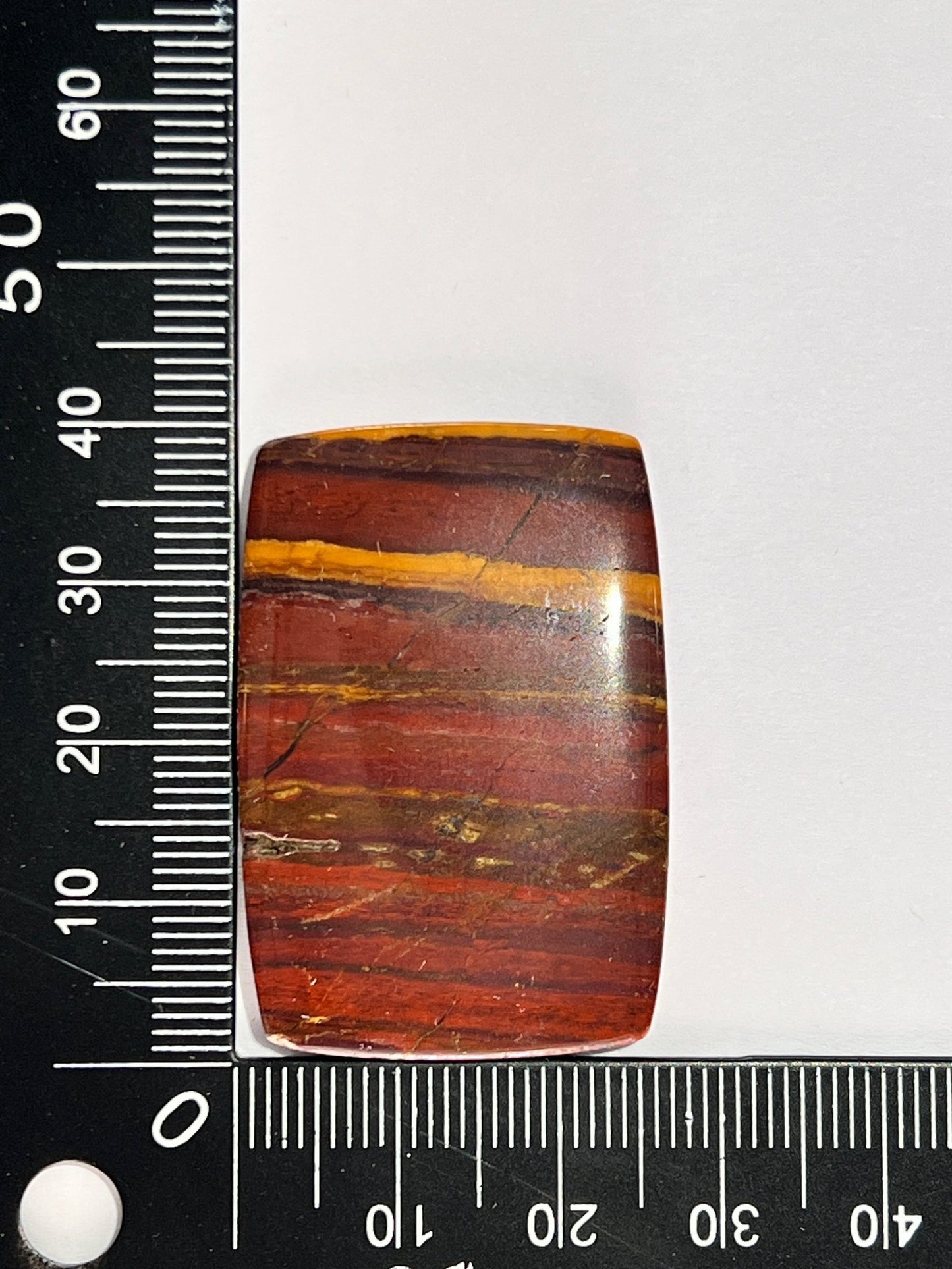 Jaspe Peau De Serpent n°2 (3,9cm x 2,6cm) - Solyluna Macramé