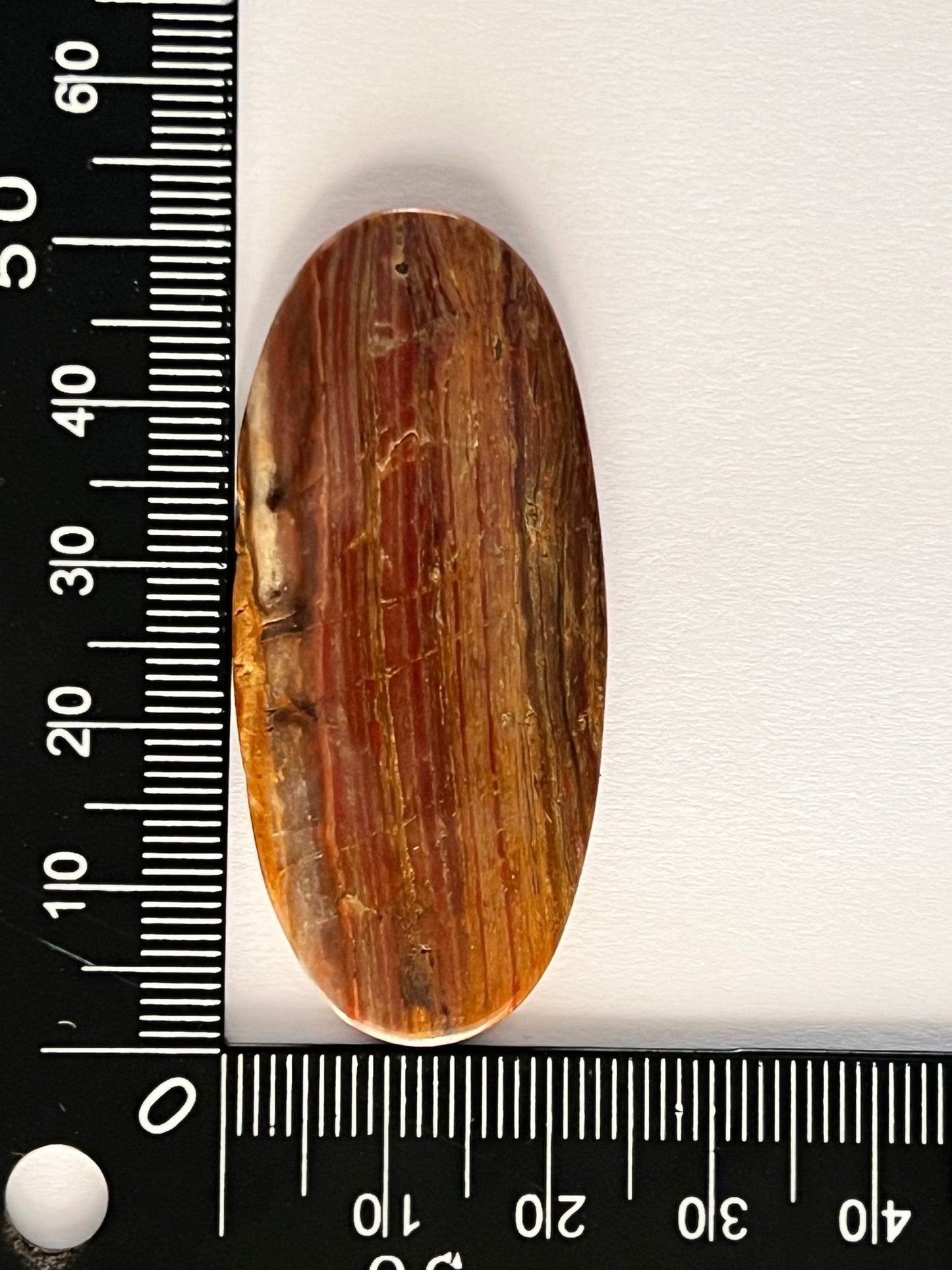 Jaspe Peau De Serpent n°4 (5,1cm x 2,3cm) - Solyluna Macramé