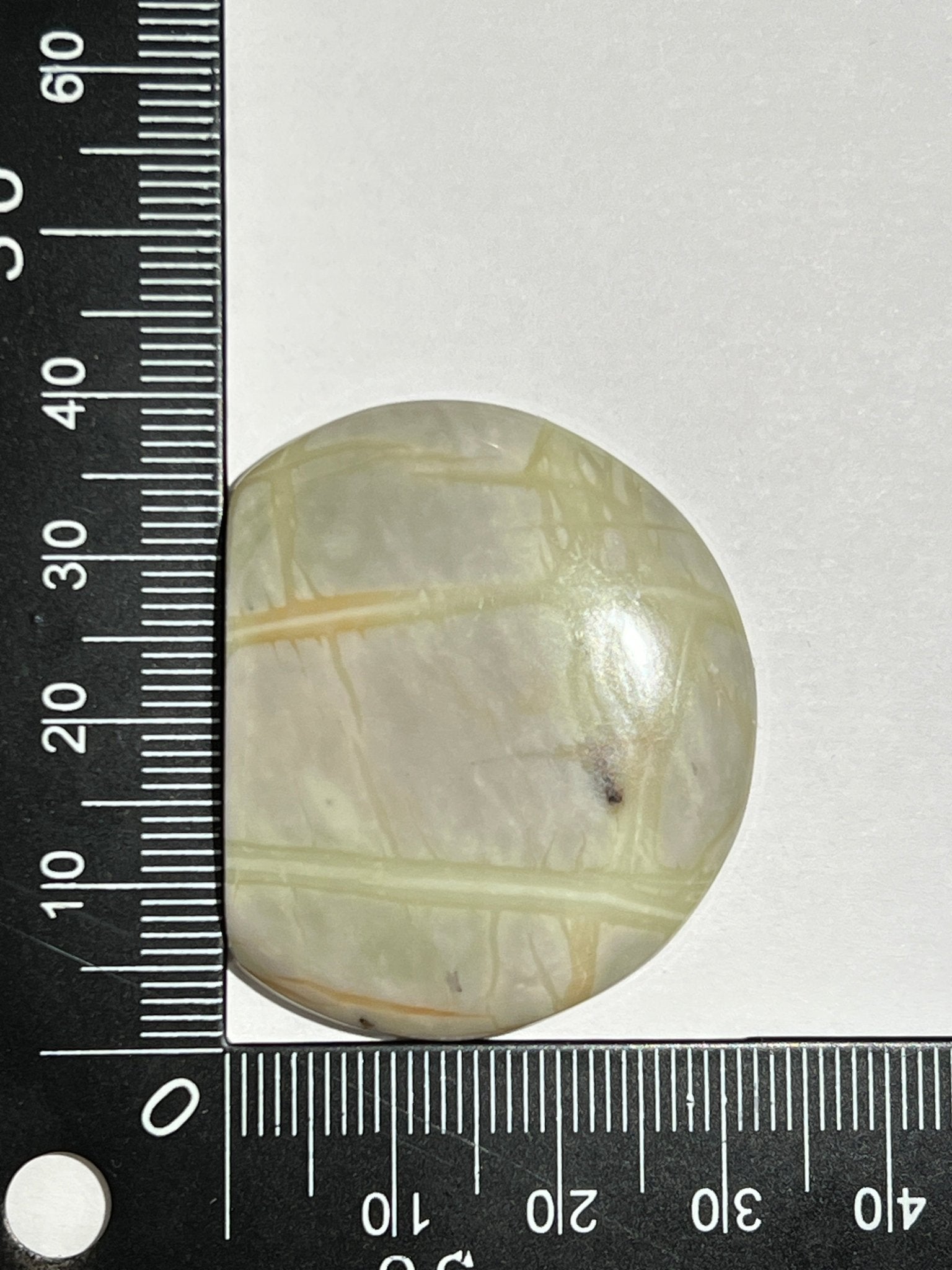 Jaspe Picasso n°5 (3,9cm x 3,2cm) - Solyluna Macramé