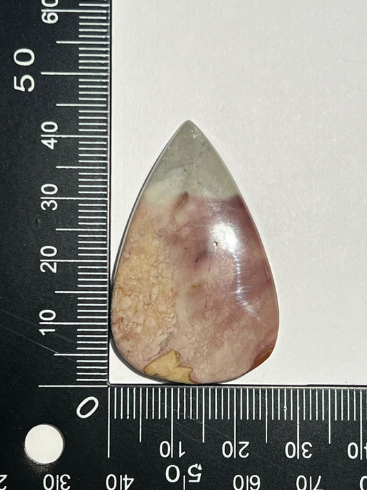 Jaspe Polychrome n°4 (4,3cm x 2,7cm) - Solyluna Macramé