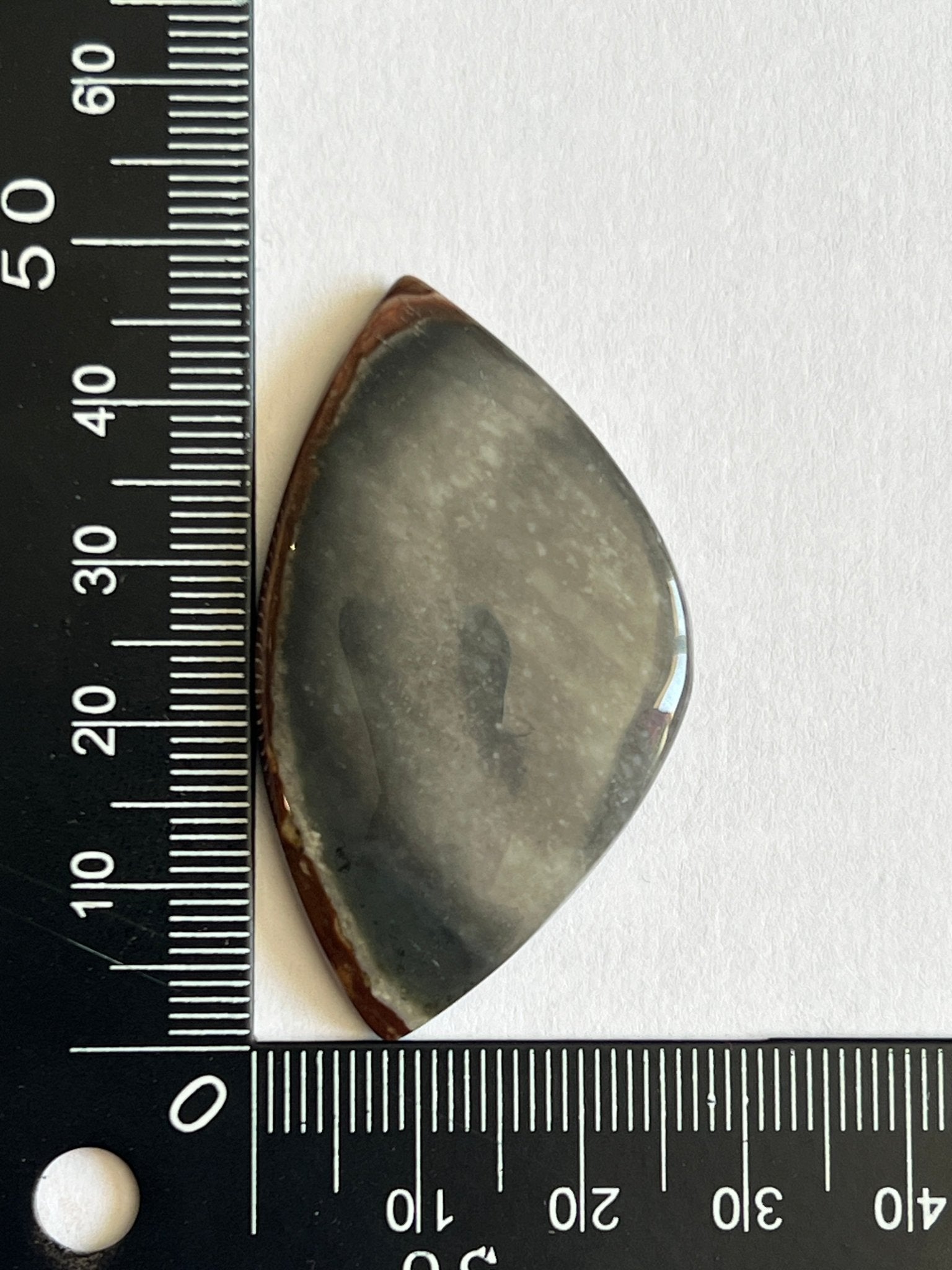 Jaspe Polychrome n°5 (4,8cm x 2,7cm) - Solyluna Macramé