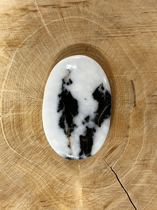 Jaspe zèbre n°1 (3,9cm x 2,9cm) - Solyluna Macramé