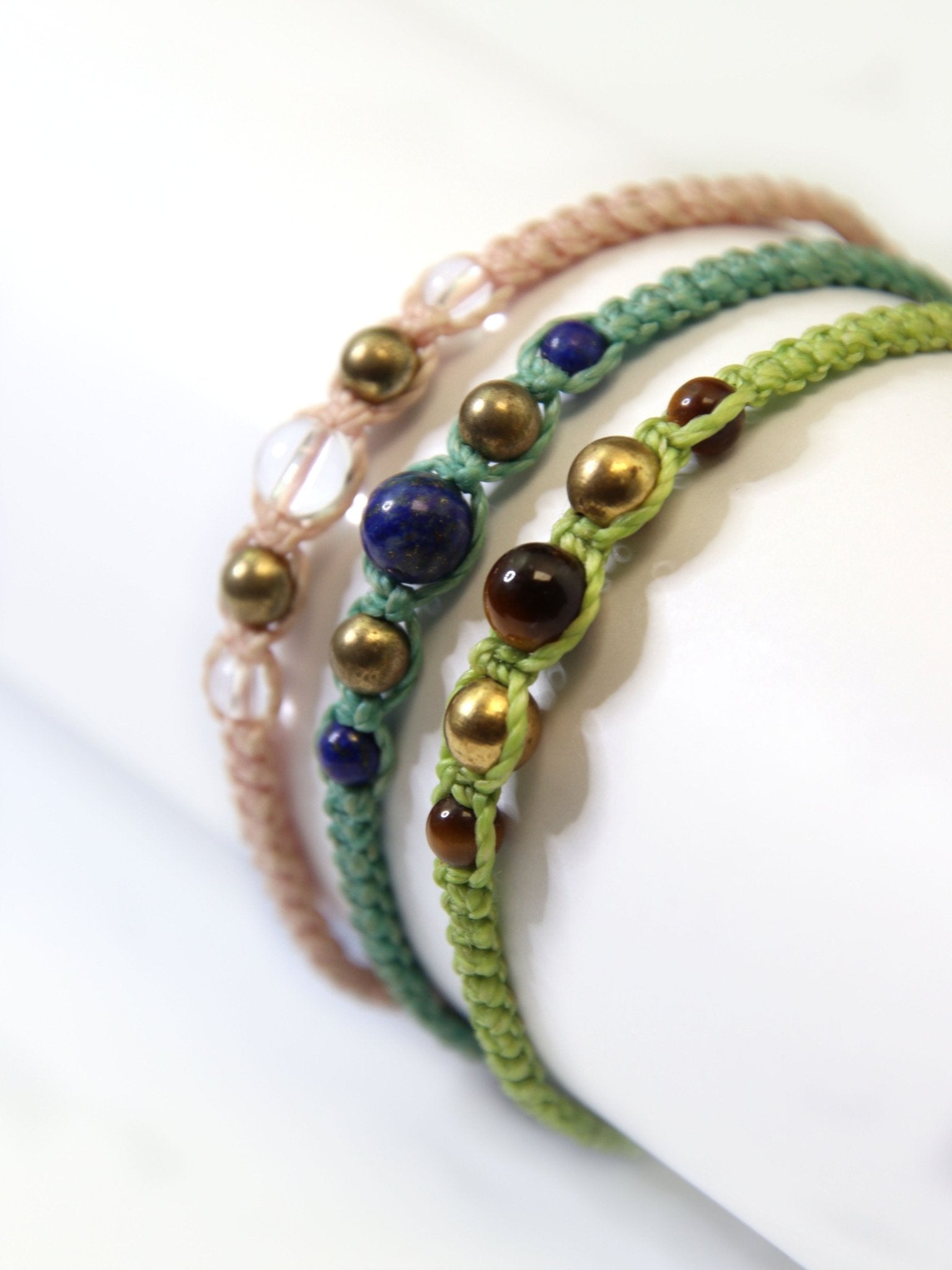 kit DIY bracelet "Lydie" + Vidéo - Solyluna Macramé