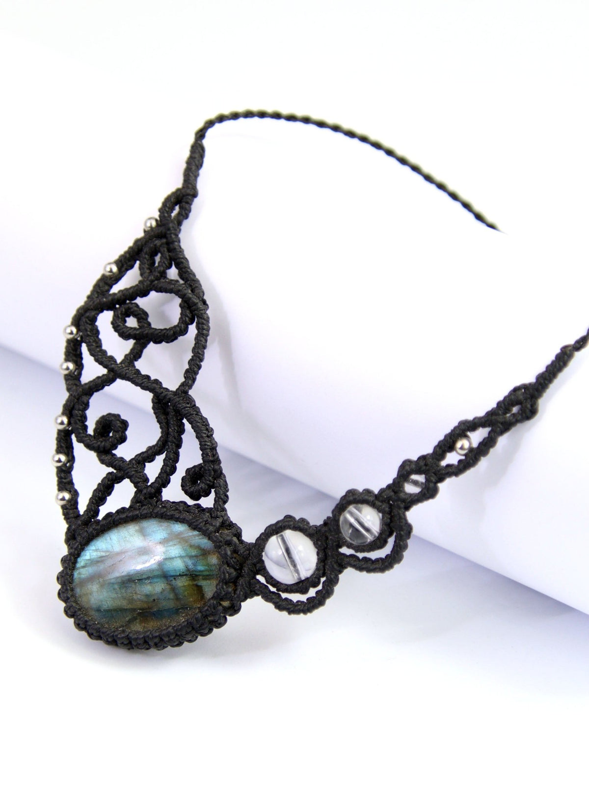 kit DIY collier "Assy" + Vidéo - Solyluna Macramé