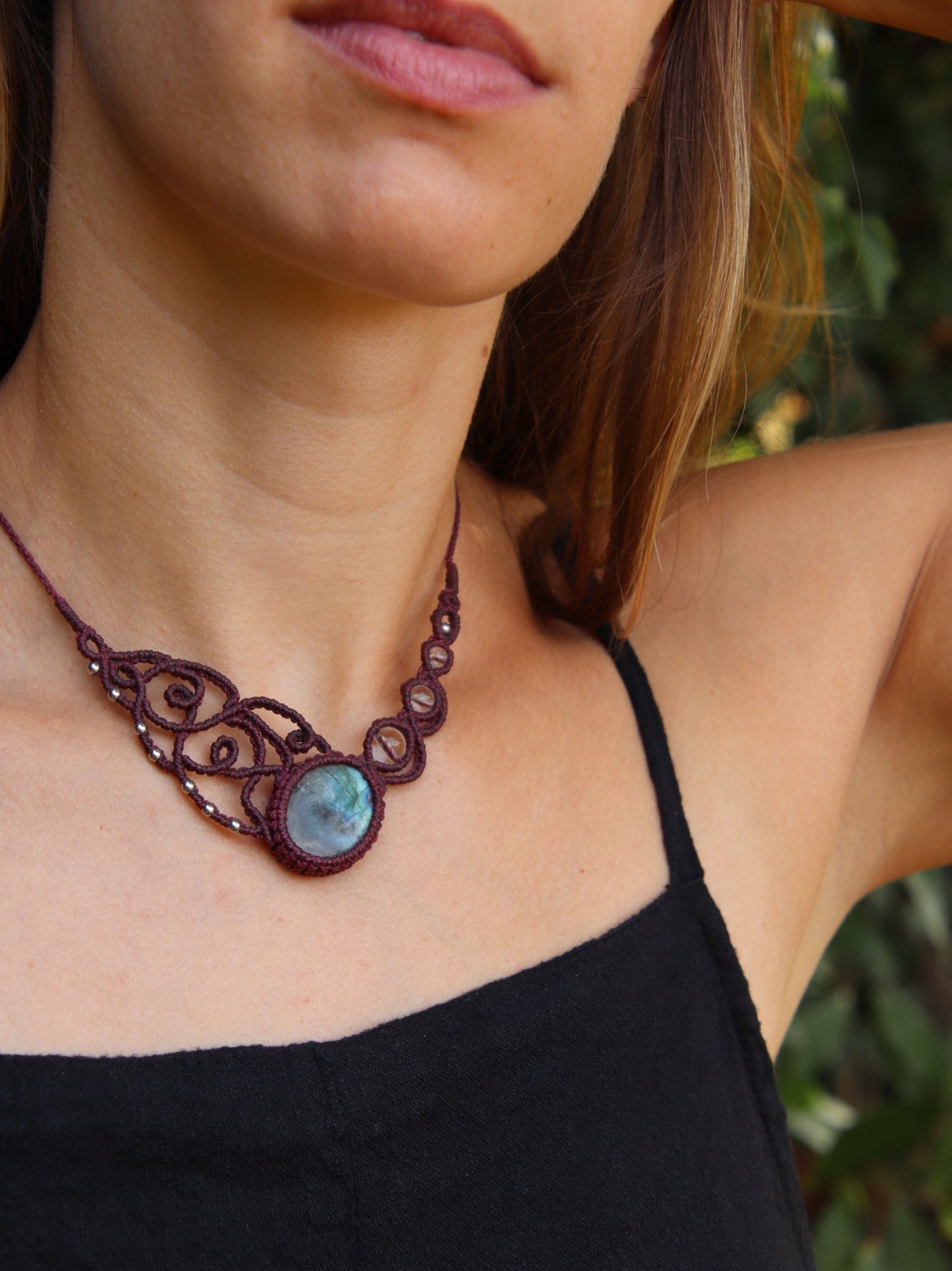 kit DIY collier "Assy" + Vidéo - Solyluna Macramé