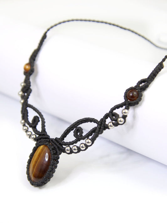 kit DIY collier "Bella" + Vidéo - Solyluna Macramé