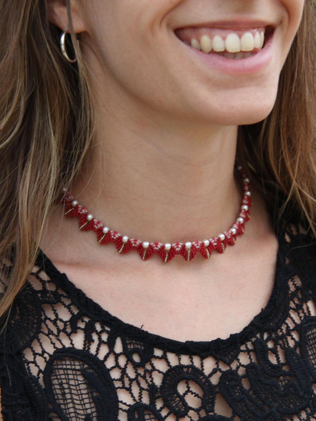 Kit DIY collier "Coline" + Vidéo - Solyluna Macramé