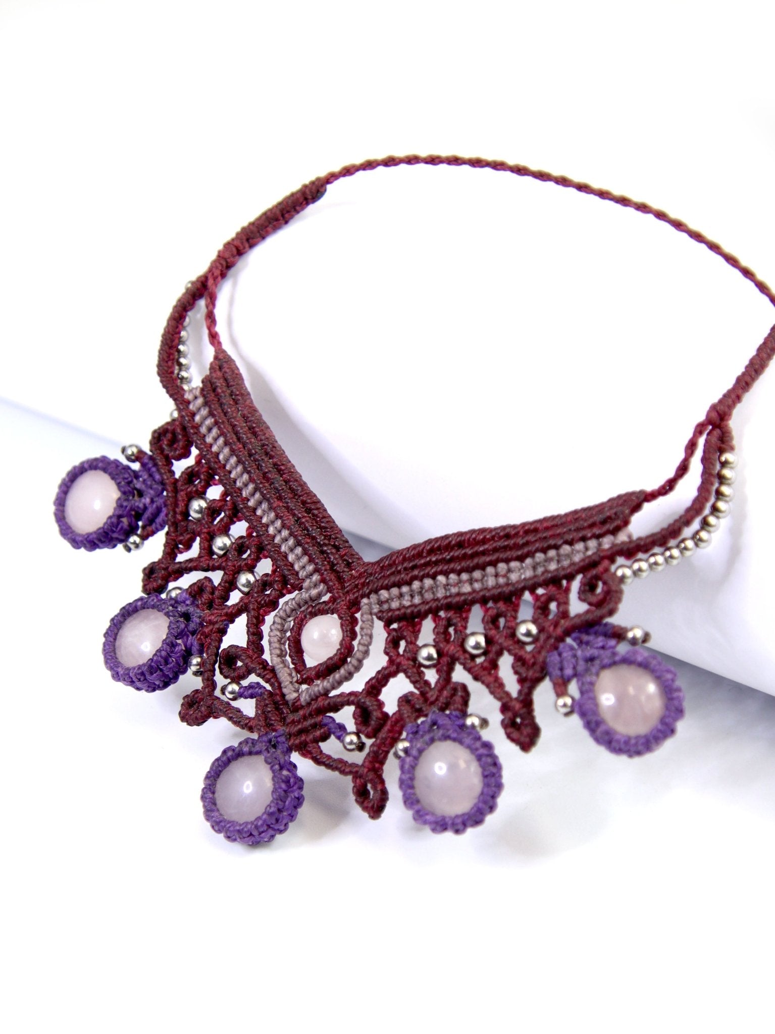 Kit DIY collier "Gaugau" + Vidéo - Solyluna Macramé