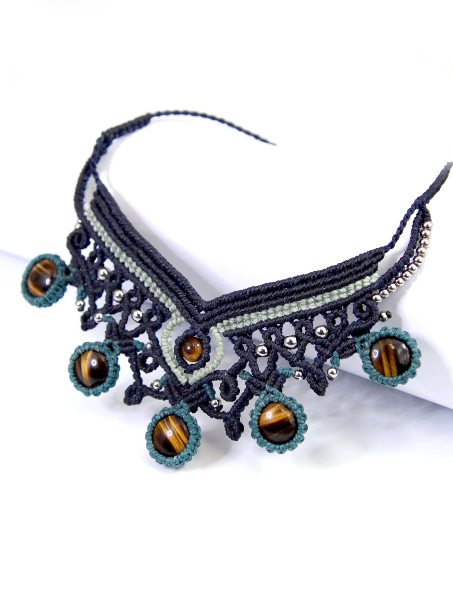 Kit DIY collier "Gaugau" + Vidéo - Solyluna Macramé