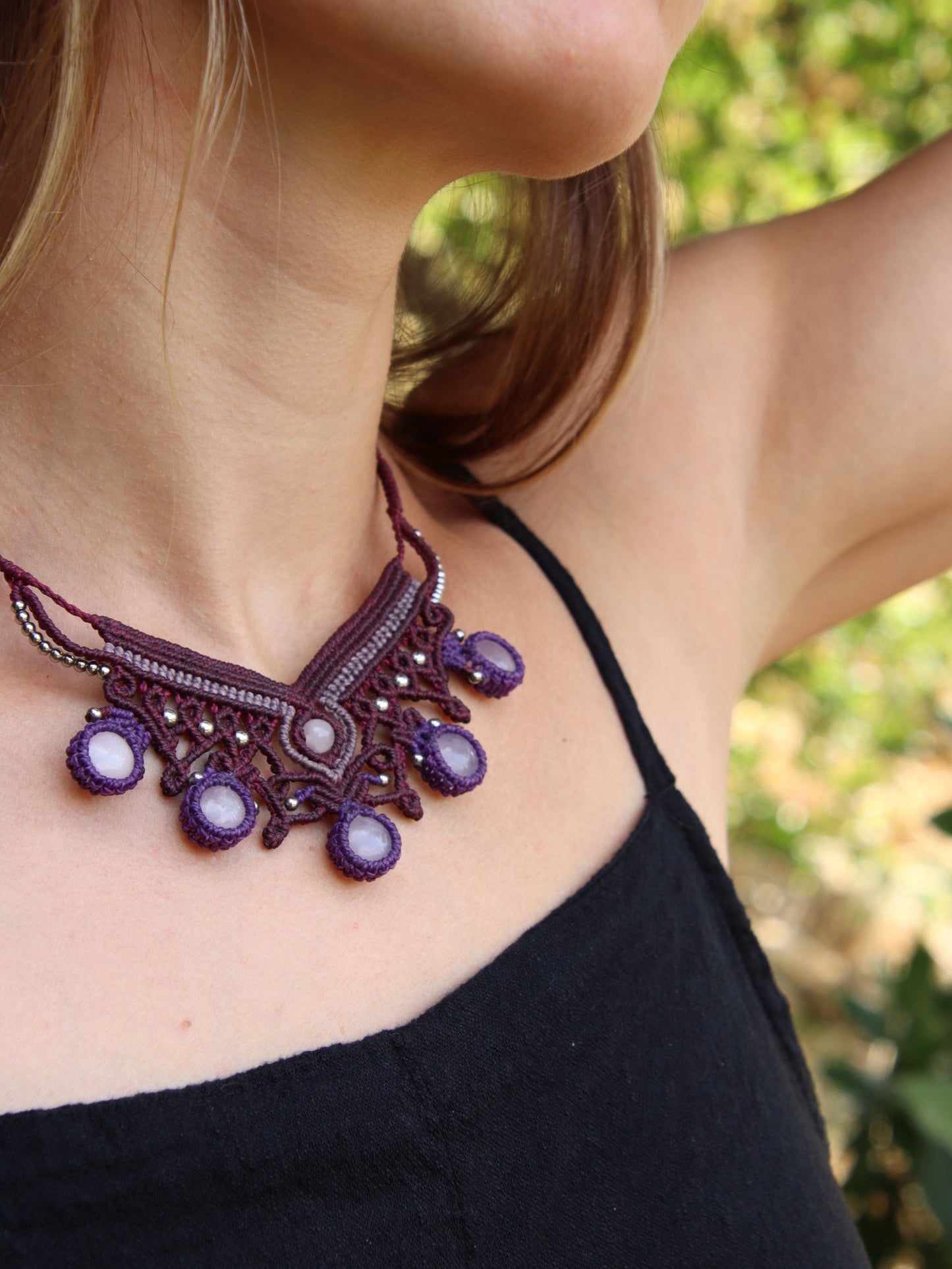 Kit DIY collier "Gaugau" + Vidéo - Solyluna Macramé