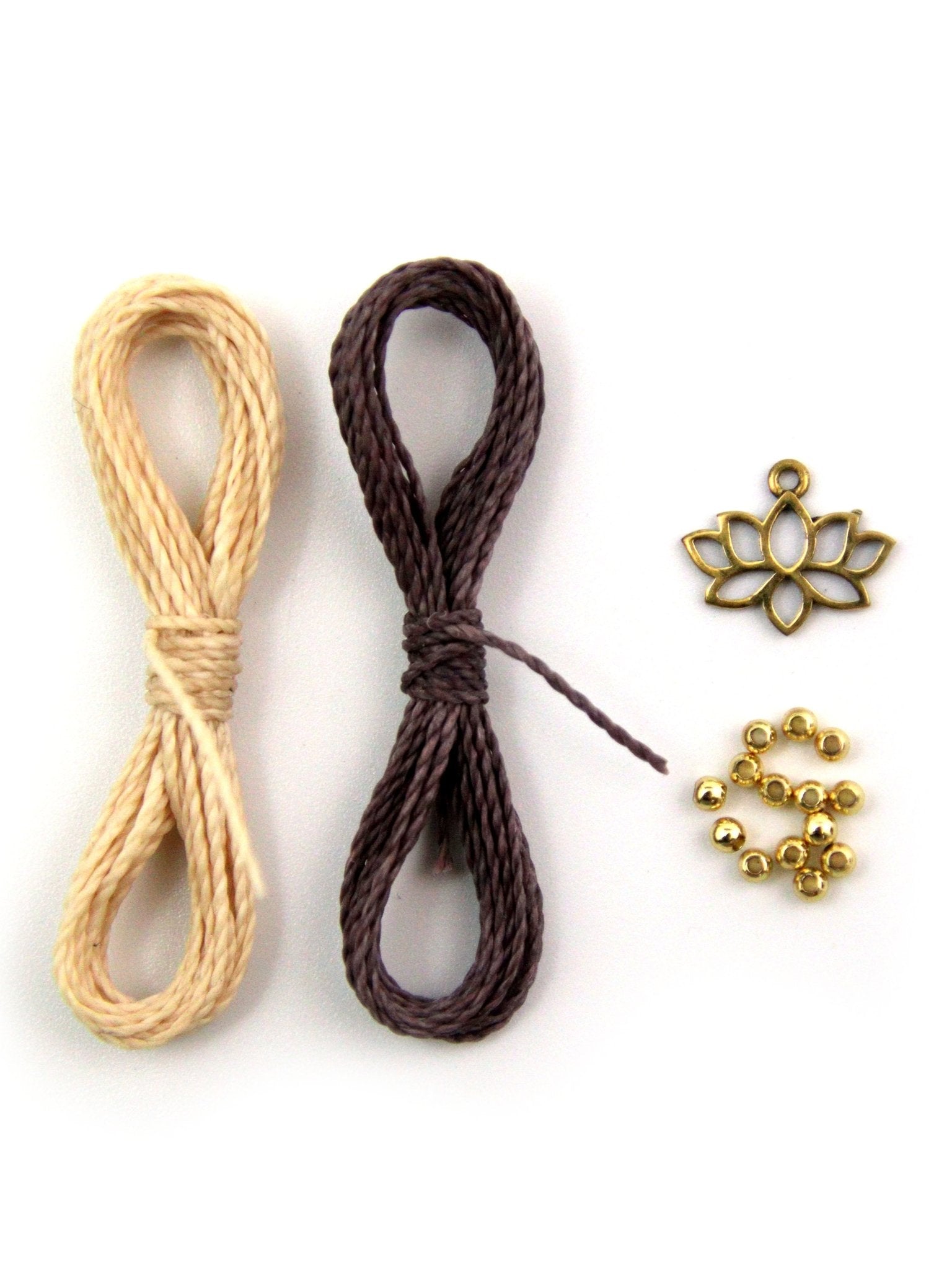 Kit DIY Collier Lotus - Solyluna Macramé