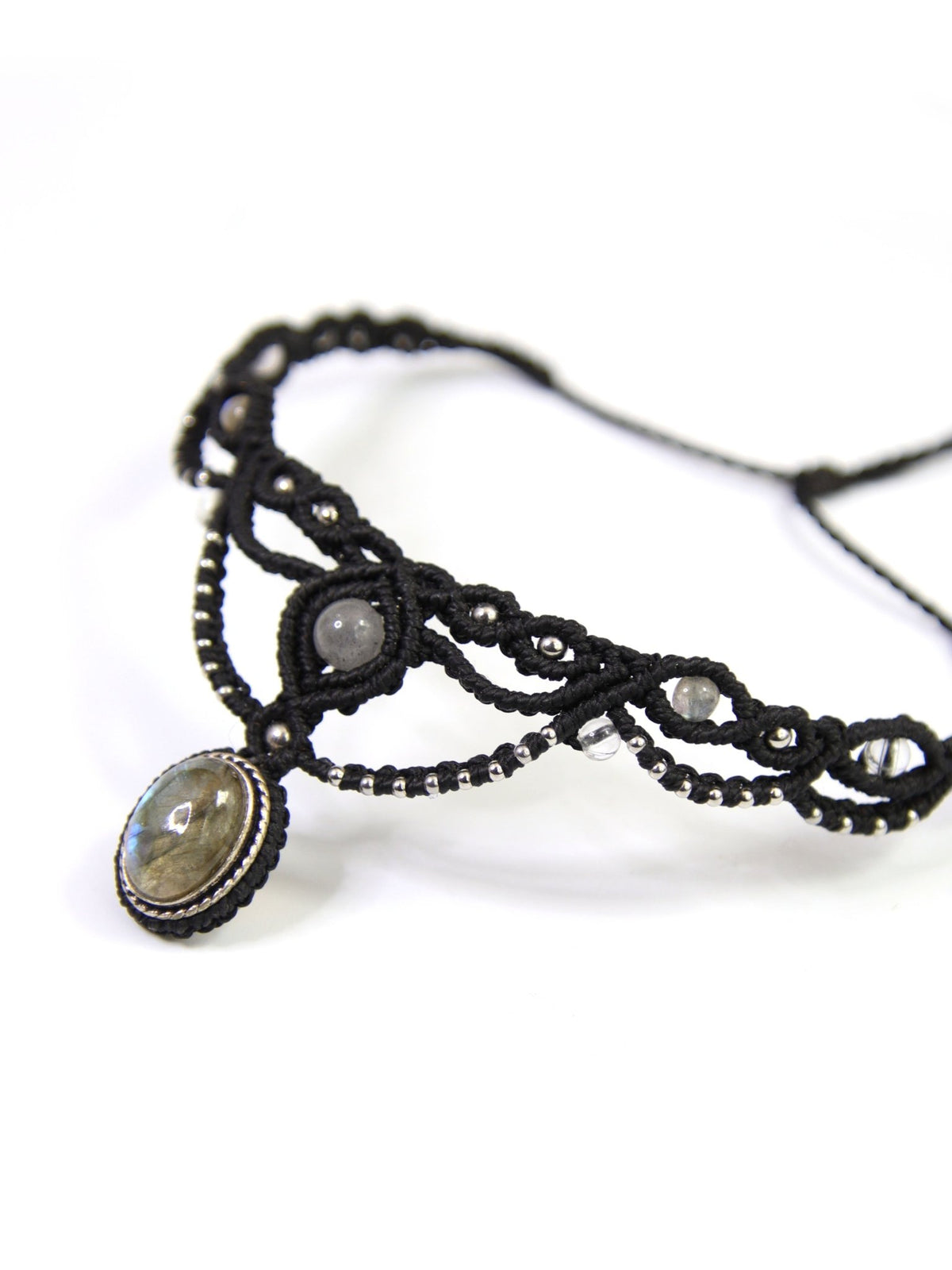 kit DIY collier "Sarah" + Vidéo - Solyluna Macramé