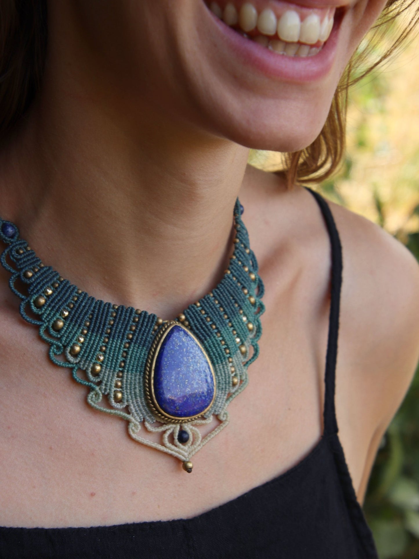 kit DIY Plastron "Isis" + Vidéo - Solyluna Macramé