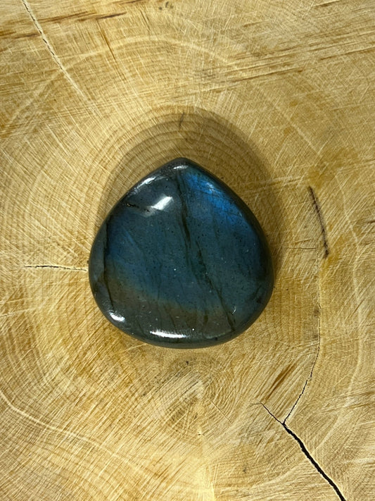 Labradorite Bleue n°3 (2,7cm x 2,5cm) - Solyluna Macramé