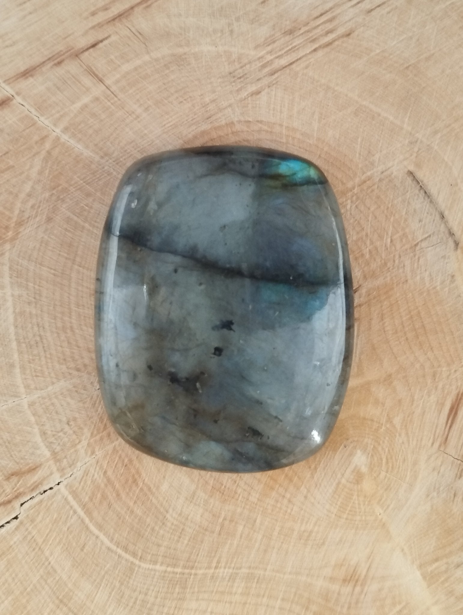 Labradorite n°1 (3,4cm x 2,7cm) - Solyluna Macramé