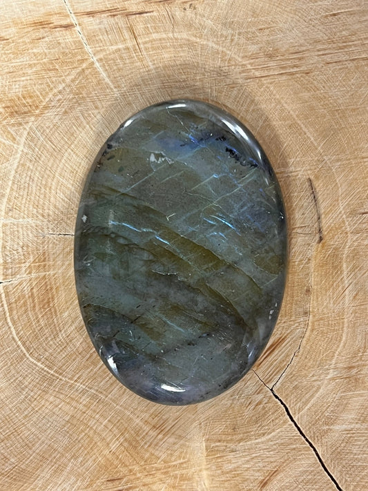 Labradorite n°3 (4,5cm x 3,2cm) - Solyluna Macramé