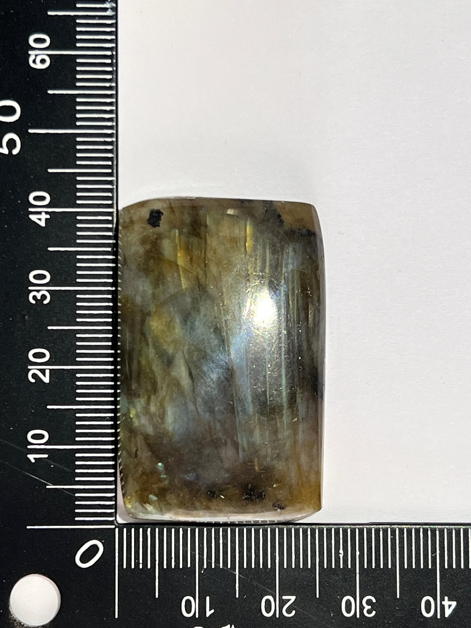 Labradorite n°4 (4cm x 2,6cm) - Solyluna Macramé