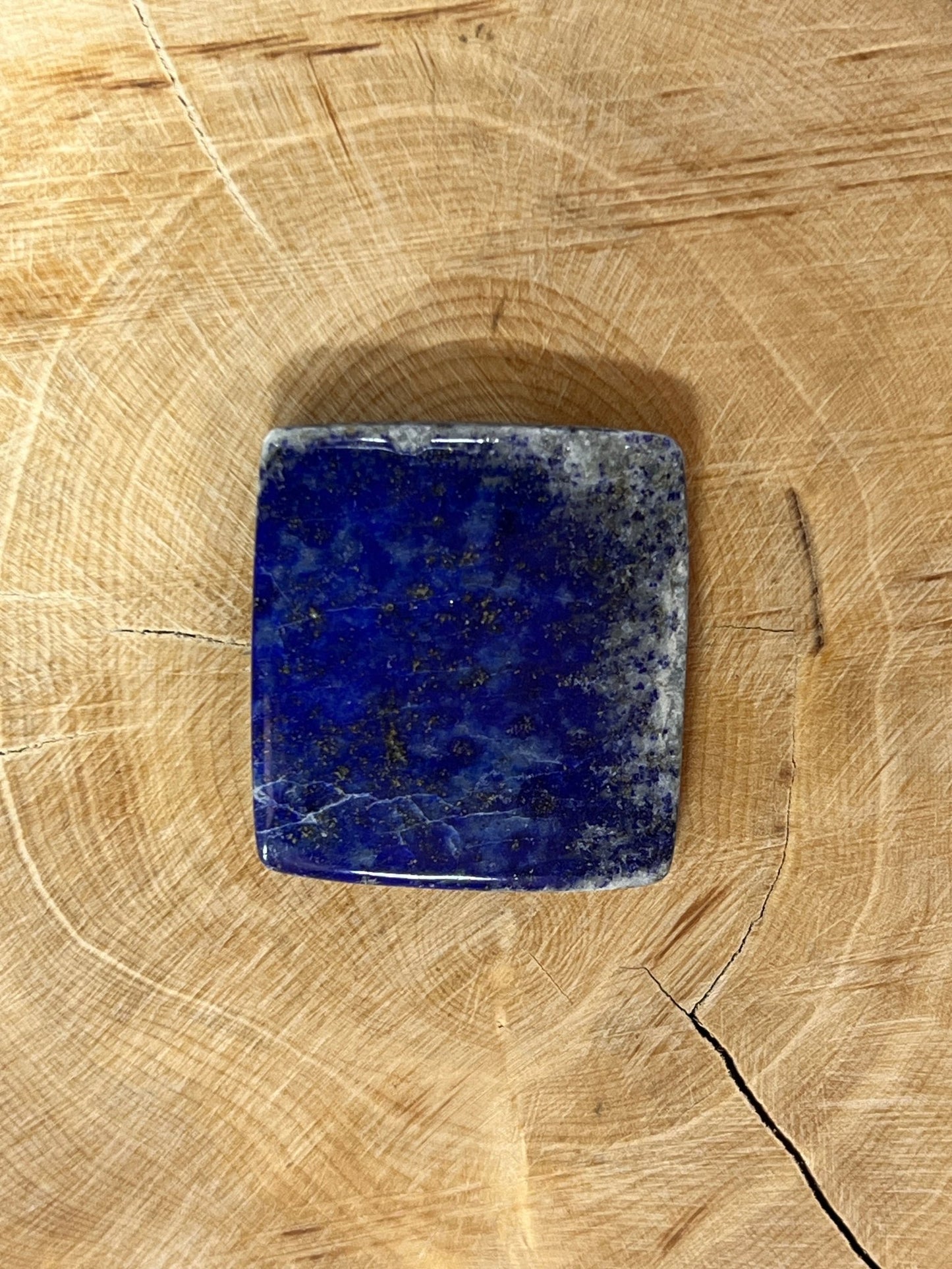 Lapis Lazuli n°2 (2,9cm x 2,6cm) - Solyluna Macramé