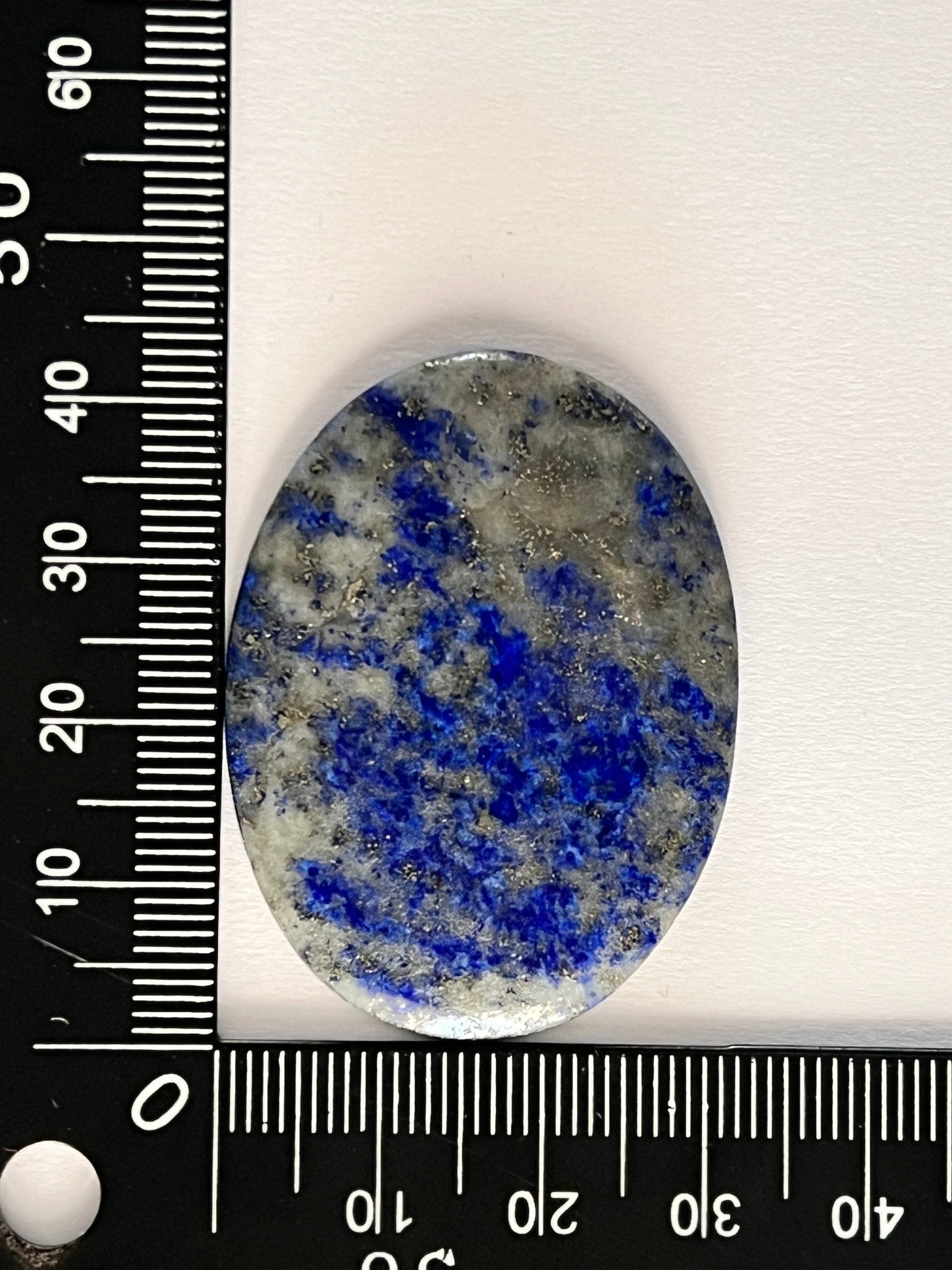 Lapis Lazuli n°2 (4,2cm x 3,2cm) - Solyluna Macramé