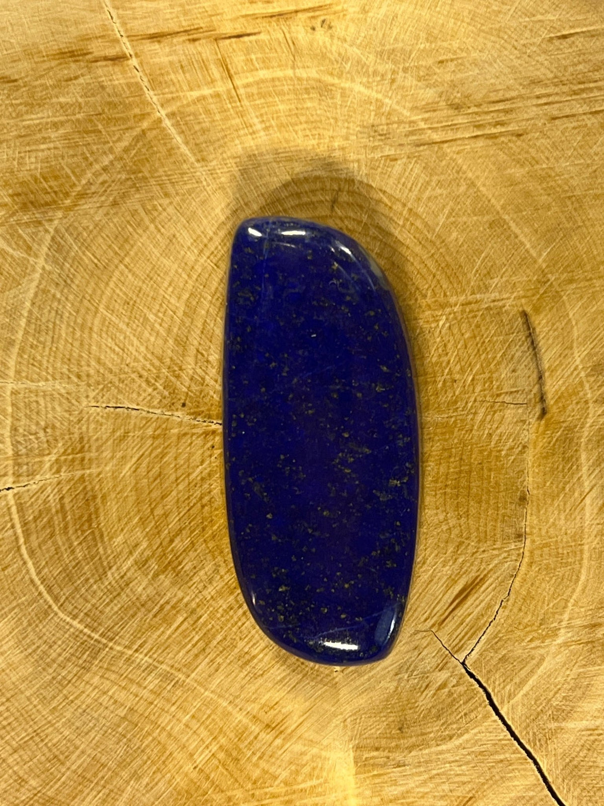 Lapis Lazuli n°2 (4cm x 1,9cm) - Solyluna Macramé