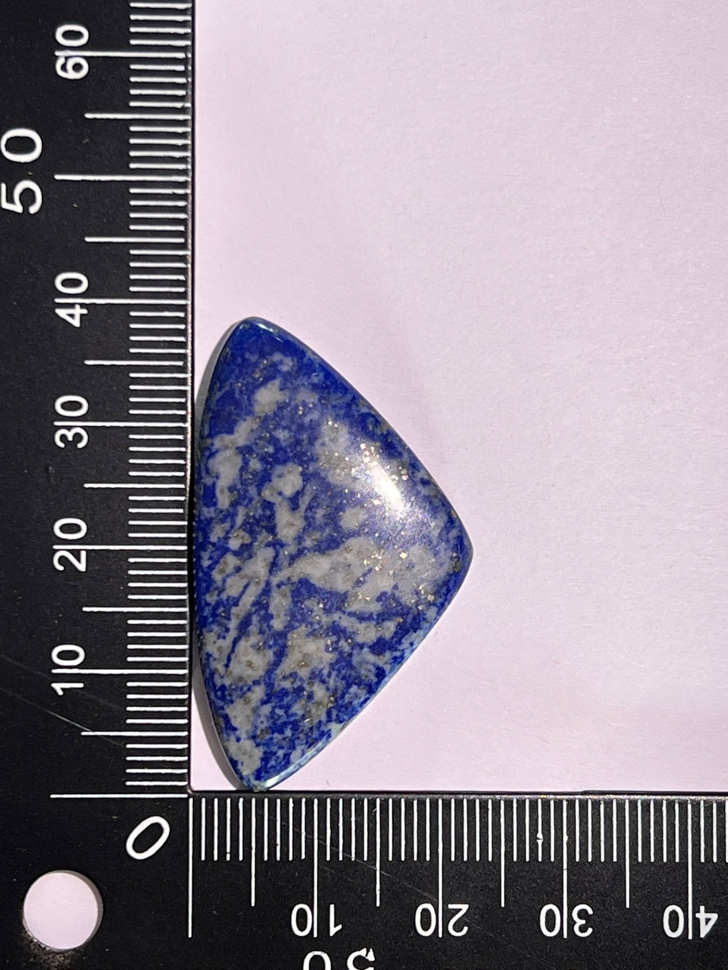 Lapis Lazuli n°3 (3,8cm x 2,2cm) - Solyluna Macramé