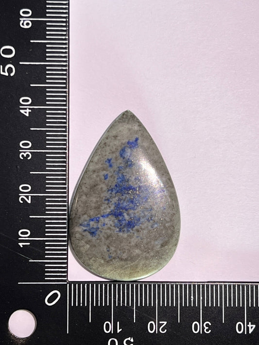 Lapis Lazuli n°4 (3,9cm x 2,5cm) - Solyluna Macramé