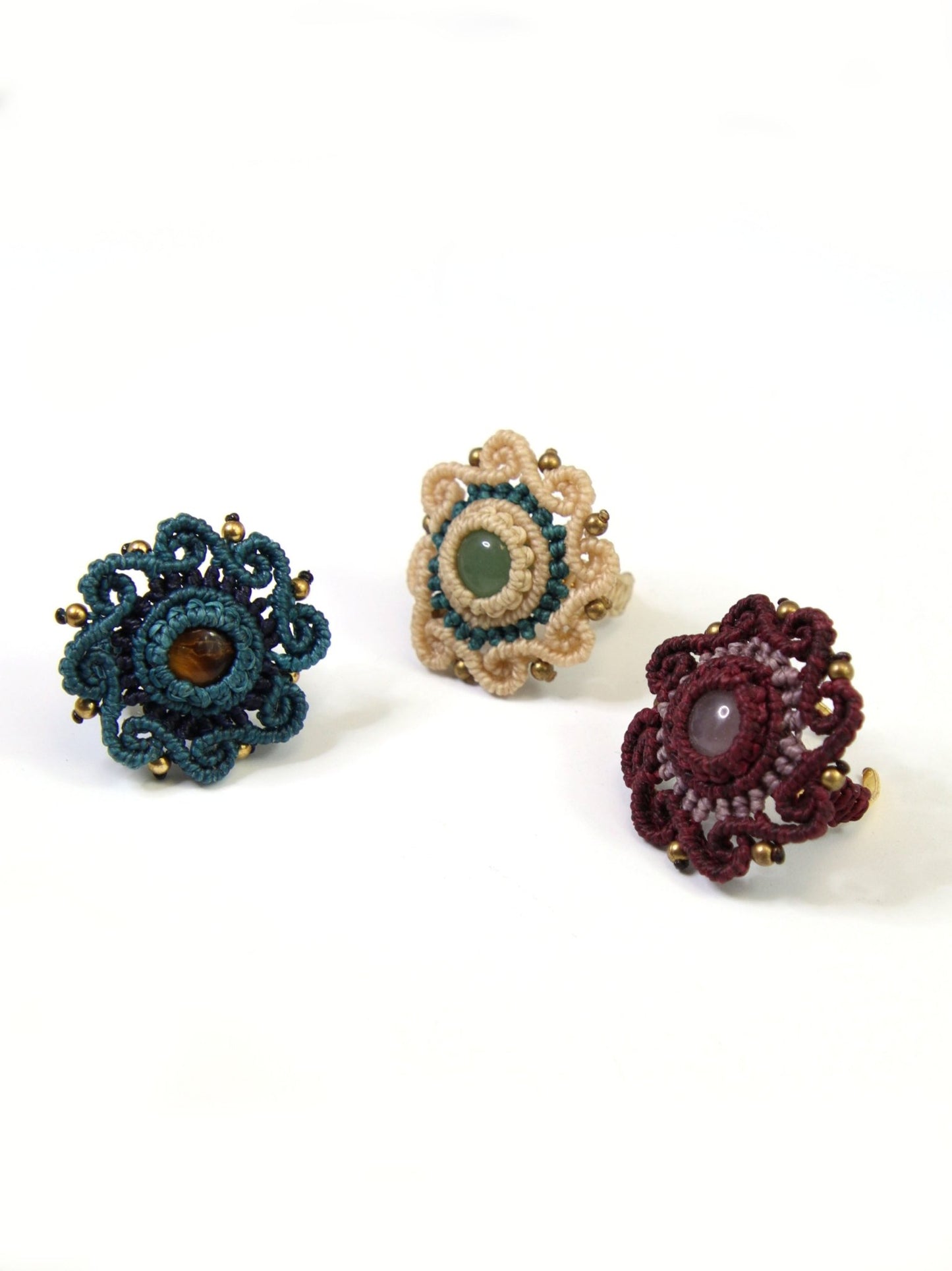 Le Multikit bague "Alia" + Vidéo - Solyluna Macramé