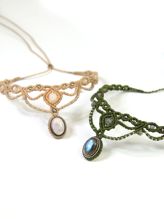 Le Multikit collier "Sarah" + Vidéo - Solyluna Macramé